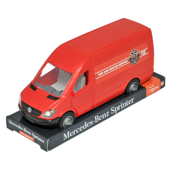 Транспорт і спецтехніка - Автомобіль Tigres Mercedes-Benz Sprinter вантажний червоний (39701)