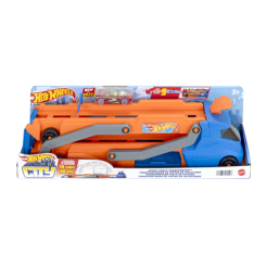 Транспорт і спецтехніка - Вантажівка Hot Wheels City Блискавичний автотранспортер (HYT83)