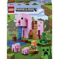 Конструктори LEGO - Конструктор LEGO Minecraft Будинок-свиня (21170)