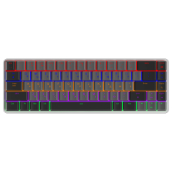 Ігрова периферія - Клавіатура GamePro Red switch low profile wireless Dark gray (MK122R)