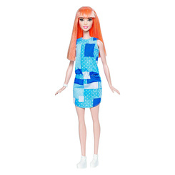 Куклы - Кукла Barbie Fashionistas Джинсовый пэчворк (FBR37/DYY90)