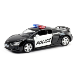 Транспорт и спецтехника - Автомодель Uni-Fortune Audi R8 Coupe 2019 Police Car (554046P)