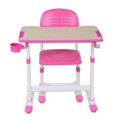 Дитячі меблі - Парта і стілець трансформери для дівчинки FunDesk Piccolino II 664 x 474 x 540-760 мм Pink (223314737)