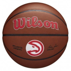 Спортивні активні ігри - М'яч баскетбольний Wilson NBA Team Alliance Bskt Atl Hawks розмір 7 Amber (WTB3100XBATL)