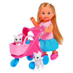 Куклы - Игровой набор Steffi & Evi Коляска для любимцев (5733348)