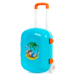 Дитячі валізи - Іграшкова валіза ТехноК Відпочинок у тропіках блакитна (6108)