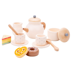 Детские кухни и бытовая техника - Игровой набор New classic toys Чайный сервиз (10619)