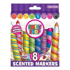 Канцтовари - Набір ароматних маркерів для малювання Sweet Shop Класік 8 кольорів (48603)