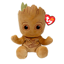 Персонажи мультфильмов - Мягкая игрушка TY Marvel Грут 15 см (44003)