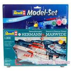 Конструктори з унікальними деталями - Модель для збірки Корабель DGzRS Hermann Marwede Revell (65812)