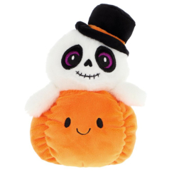 Персонажи мультфильмов - Мягкая игрушка Keel toys Keeleco Halloween Тыквенные звери Скелет 14 см (EH3884/3)