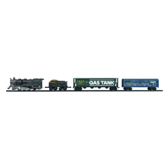 Железные дороги и поезда - Игровой набор Fenfa Железная дорога локомотив и 3 вагона (1601C-1)