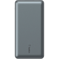 Павербанки - Аккумулятор портативный литий-ионный Power Bank Belkin 20000мА·час 15Вт 2хUSB-A/USB-C серый (BPB012BTGY) Павербанки - Аккумулятор портативный литий-ионный Power Bank Belkin 20000мА·час 15Вт 2хUSB-A/USB-C серый (BPB012BTGY)