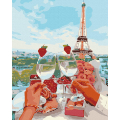 Товари для малювання - Картина за номерами Brushme Ігристий Париж (BS1172) Товари для малювання - Картина за номерами Brushme Ігристий Париж (BS1172)