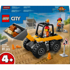 Конструкторы LEGO - Конструктор LEGO City Желтый строительный автопогрузчик (60450)