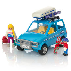 Конструкторы с уникальными деталями - Конструктор Playmobil Family fun Зимний внедорожник (9281)