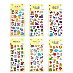 Набори для творчості - Наліпки Malevaro 3 /12/ в асортименті (762787ML)