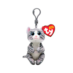 Брелоки - М'яка іграшка-брелок TY Beanie Bellies Кішка Mitzi 12 см (43100)