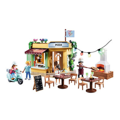 Конструкторы с уникальными деталями - Конструктор Playmobil City life Пиццерия (70336)