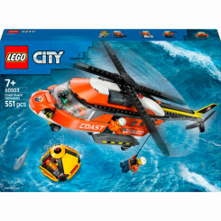 Конструктори LEGO - Конструктор LEGO City Гелікоптер берегової охорони (60503)