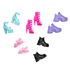 Одяг та аксесуари - Набір взуття Barbie 5 пар (HWV71)