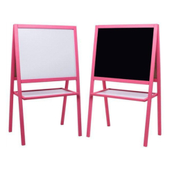 Детская мебель - Мольберт детский двухсторонний магнитный Бертик розовый 3в1 65х54х109 (500854714)