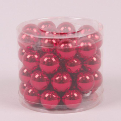 Аксесуари для свят - Кульки скляні Flora D-3 см. 45шт(44552) (MR35687)
