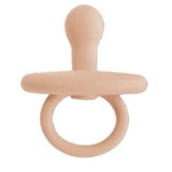 Пустушки та ніблери - Пустушка MinikOiOi Binkee Month Bubble Beige (101150057)