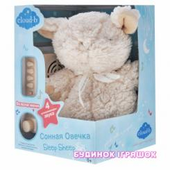 Ночники, проекторы - Мягкая игрушка ночник Cloud B Маленькая сонная овечка (7302-ZZ)
