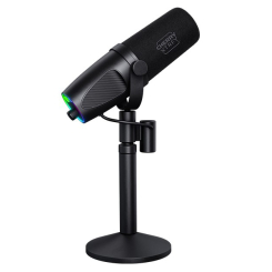 Мікрофони - Мікрофон геймінговий Cherry Xtrfy Ngale X Cardioid USB-A 2м RGB чорний (CX-NGALE-X-RGB-BLACK)