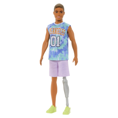 Куклы - Кукла Barbie Fashionistas Кен с протезом (HJT11)