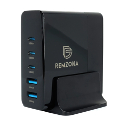 Павербанки - Сетевое зарядное устройство Remzona Giwell Acey 140W (CHAACCC-01BK)