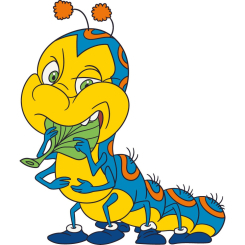 Товари для малювання - Розмальовка Art Craft Гусеничка (15050-AC)