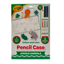 Товары для рисования - Набор для разрисовывания Crayola Пенал Джунгли (15764-A)