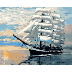Товары для рисования - Картина по номерам Art Craft Белые паруса 40 х 50 см (10613-AC)