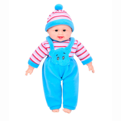 Пупсы - Пупс Metr Plus в голубом комбинезоне (X1428-1/1428/2)