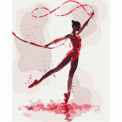 Товари для малювання - Картина за номерами Brushme Чарівна гімнастка 40х50 см ( BS54109)