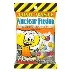 Солодощі - Жувальні цукерки Toxic Waste Nuclear Fusion 5 смаків (5060045052391)