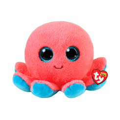Мягкие животные - Мягкая игрушка TY Beanie Boos Осьминог Шелдон 15 см (36390)