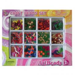 Набори для творчості - Набір дерев’яних намистинок Art Beads (22702-mt)