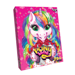 Набори для творчості - Набір для творчості Danko toys Pony Land 7 в 1 (PL-01-01U)