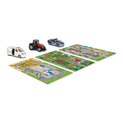 Автотреки - Ігровий килим Majorette Дорога з машинкою асортимент (2056410)