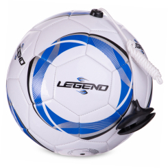 Спортивные активные игры - Мяч футбольный тренажер CFA FB-3281 FDSO №5 Бело-синий (57508428) (3087527213)