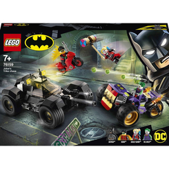 Конструктори LEGO - Конструктор LEGO Super heroes Переслідування триколісного мотоцикла Джокера (76159)