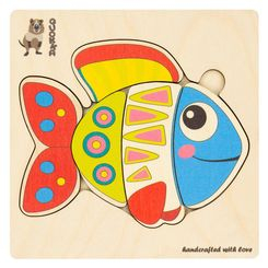 Розвивальні іграшки - Пазл-мозаїка Quokka Риба (QUOKA011PM)