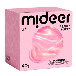 Набори для ліплення - Перлинна маса для ліплення Mideer Рожева (MD1700)