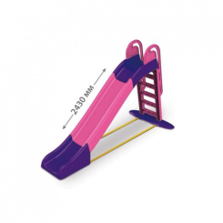 Ігрові комплекси, гойдалки, гірки - Гірка Mic для катання велика Фіолетово-рожева (014550/9) (155568)
