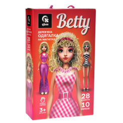 Наборы для творчества - Магнитная одевалка Qbee Betty (QB600-009)