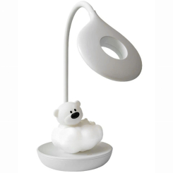Меблі для геймерів - Настільна LED лампа Kite Cloudy Bear білий (K24-493-2-1) Меблі для геймерів - Настільна LED лампа Kite Cloudy Bear білий (K24-493-2-1)