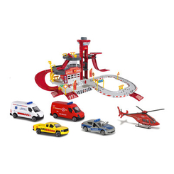 Автотреки, паркінги та гаражі - Ігровий набір Majorette Рятувальна станція (2050019)